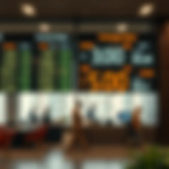 Currency exchange rates display