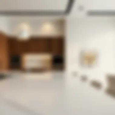 Gourmet kitchen featuring high-end finishes in Damac Fendi Villas