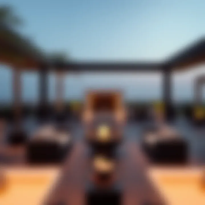 Beautiful outdoor amenities at Damac Hills Park Residence Four