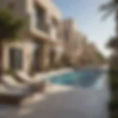 Community facilities in Dubai South townhouse area