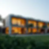 Stunning exterior view of Elie Saab Villas showcasing modern architecture