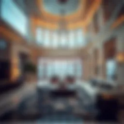 Luxurious villa in Dubai with stunning architecture