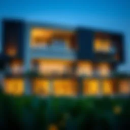 Luxurious exterior view of Al Badaa Residences showcasing modern architecture