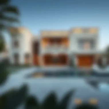 Luxurious villa exterior in Al Nouf