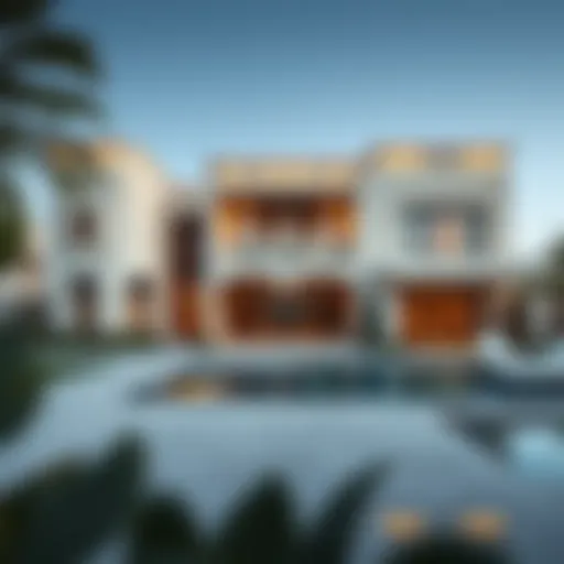 Luxurious villa exterior in Al Nouf