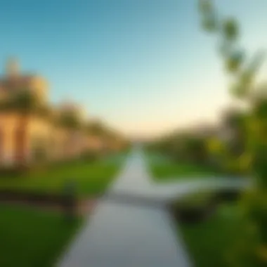 Lush Green Spaces in Al Reem 2 Lush green spaces and parks in Al Reem 2