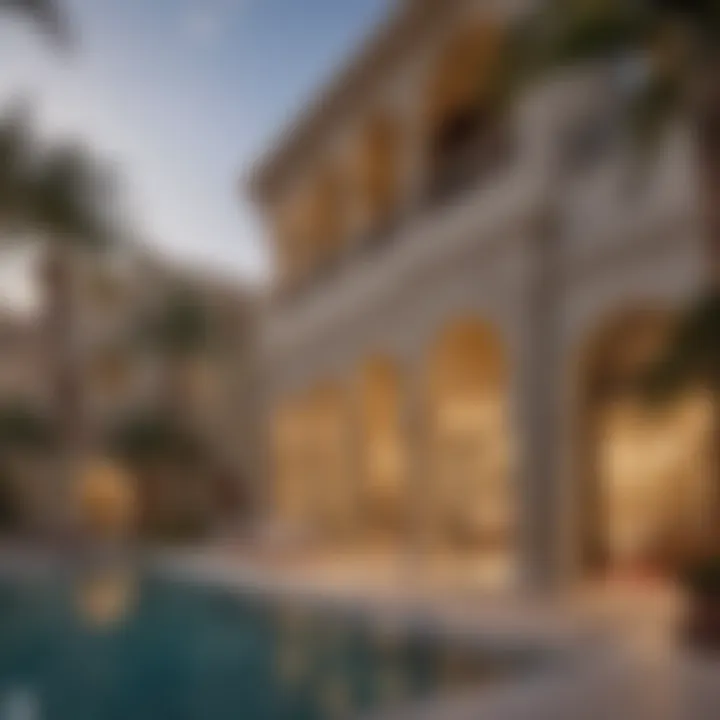 Overview of Al Waha Villa's amenities, emphasizing luxury lifestyle features