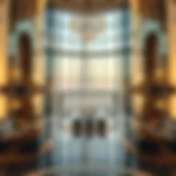 Stunning interior of Burj Khalifa showcasing luxury and elegance.