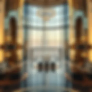 Stunning interior of Burj Khalifa showcasing luxury and elegance.