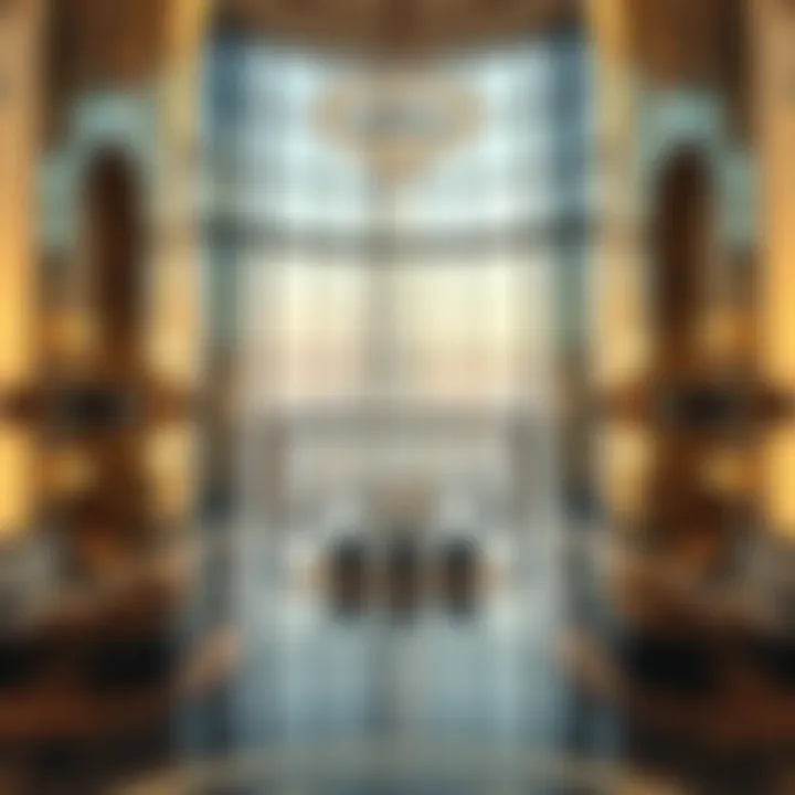 Stunning interior of Burj Khalifa showcasing luxury and elegance.