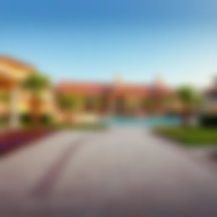 Community amenities in Dubai Hills showcasing recreational facilities