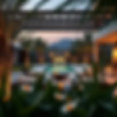 Stunning landscaped garden of a Dubai Hills Villa enhancing outdoor living