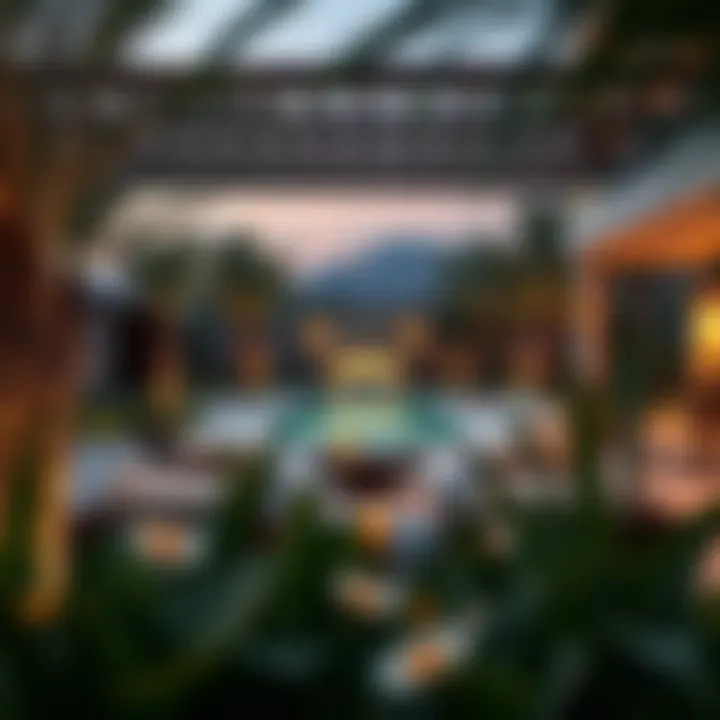 Stunning landscaped garden of a Dubai Hills Villa enhancing outdoor living