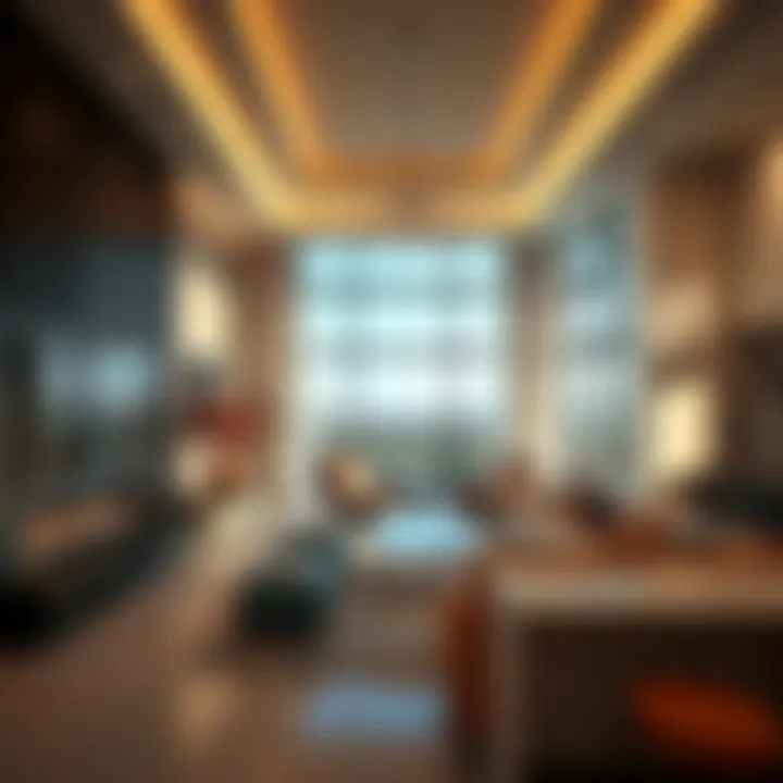 Spacious interior of a Dubai Hills Villa highlighting contemporary design