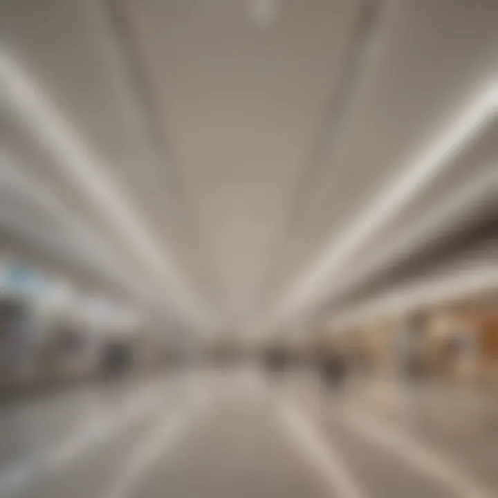 Interior of Dubai Investment Park Metro Station with modern design