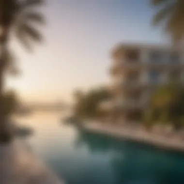 Scenic Views from a Waterfront Property Stunning waterfront property in Jumeirah with scenic views