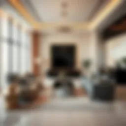 Luxurious living room interior in Jumeirah Park