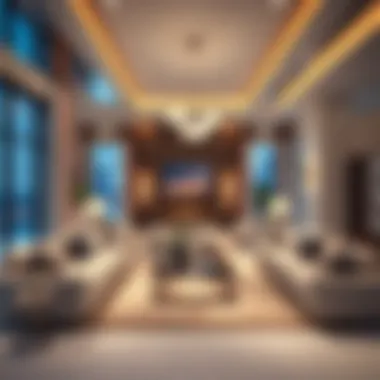 Luxurious living room in a JVT villa