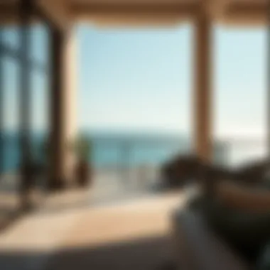 Stunning ocean view from La Mer villa balcony