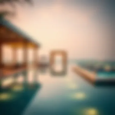 Luxurious Amenities: Infinity Pools and Private Cabanas High-end amenities including infinity pools and private cabanas in Frond L