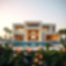 Luxurious villa with seafront view in Palm Jumeirah