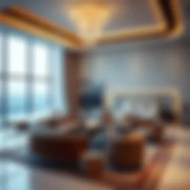 Luxurious interior of a four-bedroom villa showcasing modern decor