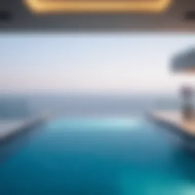 Infinity Pool with Ocean View Breathtaking infinity pool with a view of the ocean from a penthouse