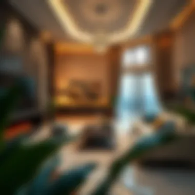 Interior design of a stylish townhouse in Dubai Hills