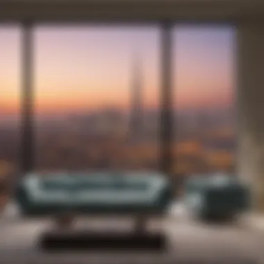 Stunning view of the skyline from Sama Townhouse