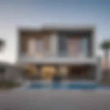 Modern architectural design of a home in Tilal Al Furjan