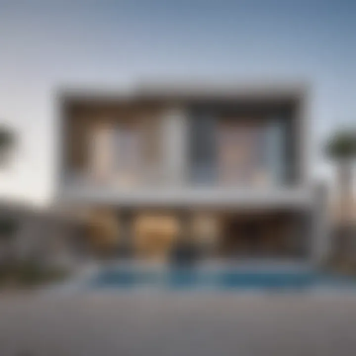 Modern architectural design of a home in Tilal Al Furjan