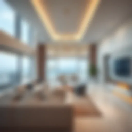 Luxurious interior of a Villanova villa showcasing modern design