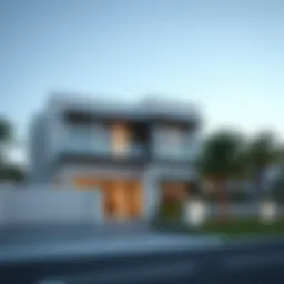Luxurious Jumeirah villa exterior showcasing modern architecture