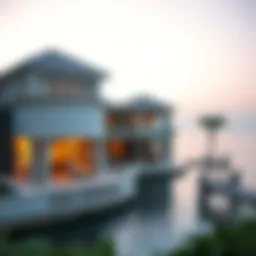 Stunning waterfront villa on The Palm, showcasing architectural elegance