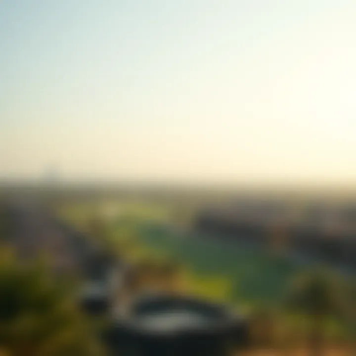 Stunning view of Golf Links Emaar community