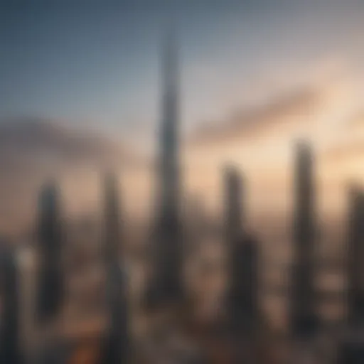 Stunning skyline of Dubai showcasing luxury skyscrapers