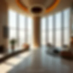 Breathtaking view of Hill House Dubai's architectural design