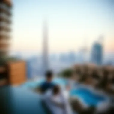 Dubai skyline with luxury properties