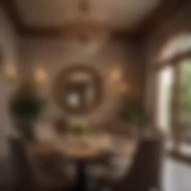 Dining Delight: Cozy Ambiance at Maison Mathis Cozy dining area reflecting the charm of Maison Mathis