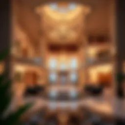 Stunning architectural design of a luxury villa in Dubai