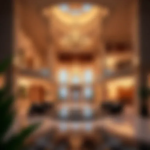 Stunning architectural design of a luxury villa in Dubai