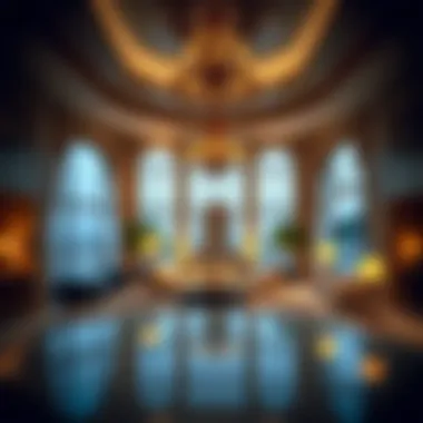 Lavish interior showcasing the opulence of villa living