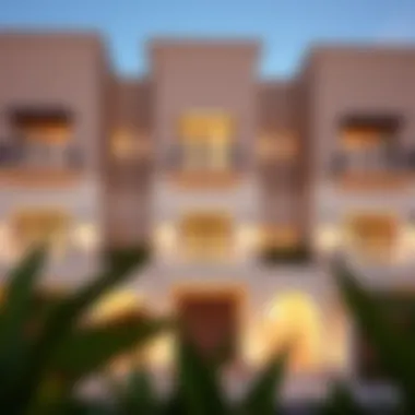 Stunning Facade of Maya Townhouses Elegant exterior view of Maya Townhouses