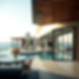 Luxurious villa in Palm Dubai with ocean view