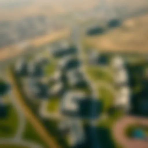 Aerial view of Spring Arabian Ranches 3 showcasing the layout