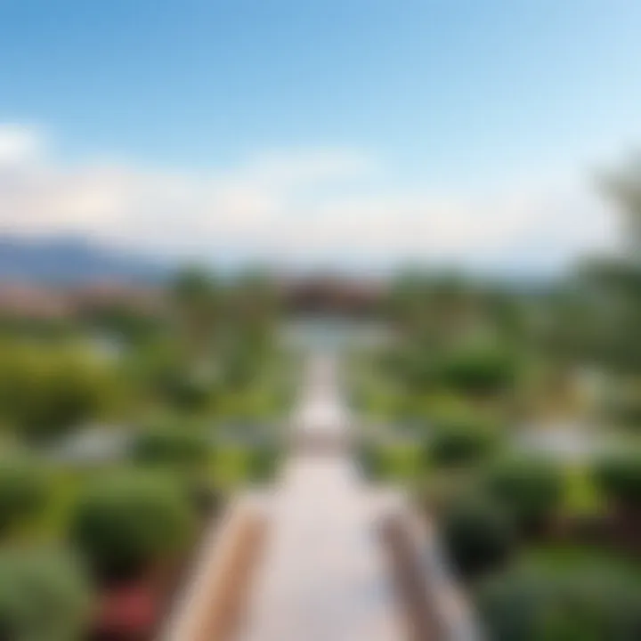 Surrounding landscape and greenery enhancing community lifestyle