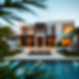 Elegant facade of Springs Villa showcasing modern architecture