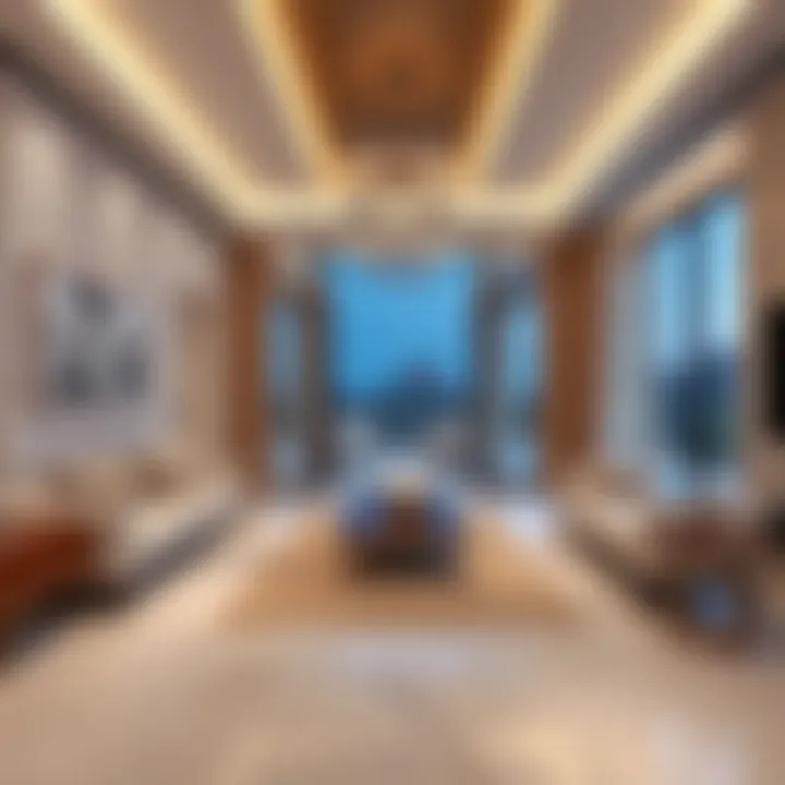 Luxurious interior design of Springs Villa highlighting premium finishes