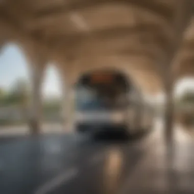 Public transportation options available in Dubai